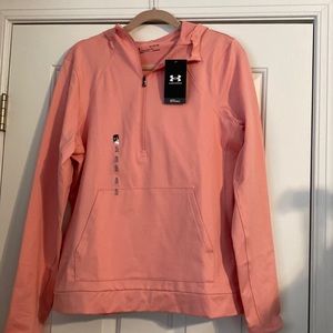 NWT Under Armour Performance Tech Hooded Half-Zip Size XL